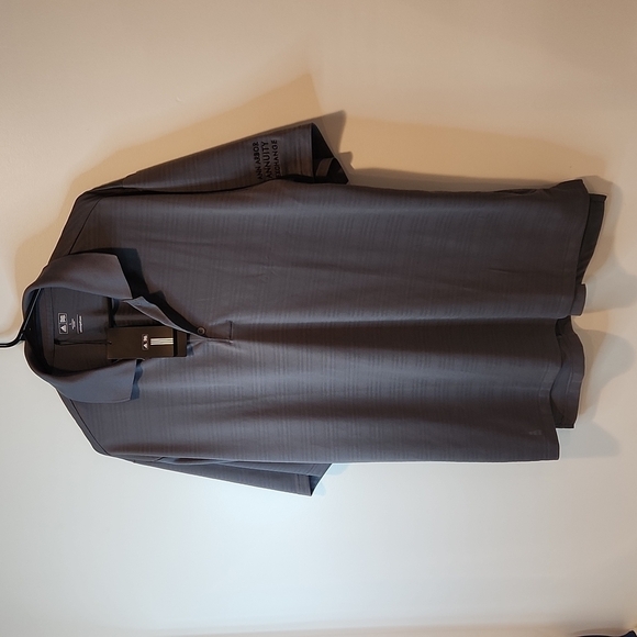 Adidas Golf Polo Shirt 1/4 Button Men's Size Large Gray NEW NWT SPONSORED - Picture 3 of 11